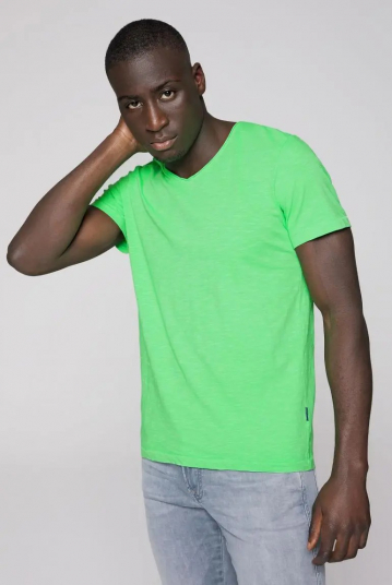 T-shirt basic con scollo a...