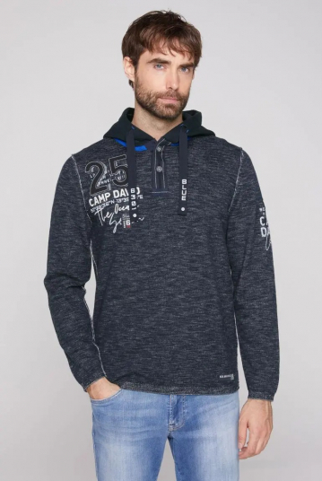 Pullover con cappuccio in...